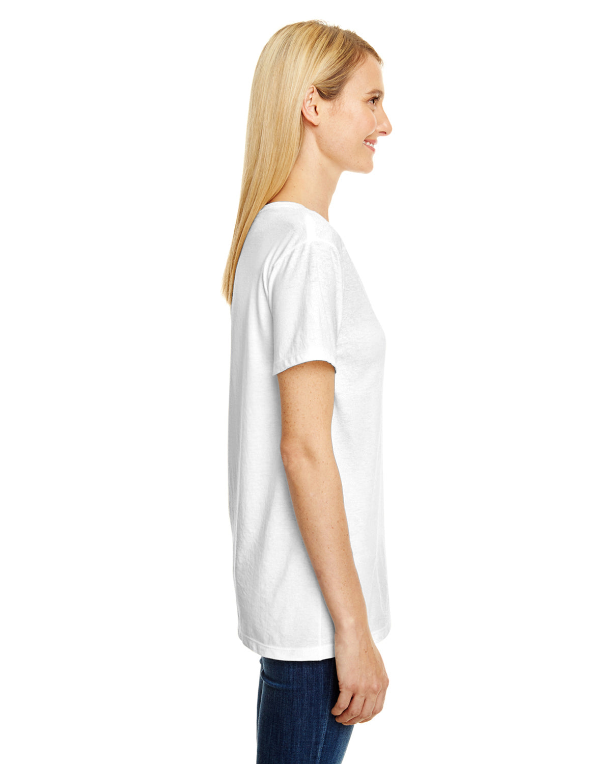 Women's Perfect-T Triblend Short Sleeve V-neck - Sol White Triblend