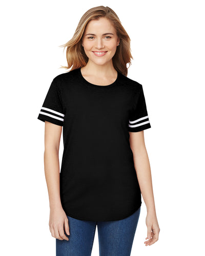 Heavy Cotton™ Women's Victory T-Shirt - Black / White