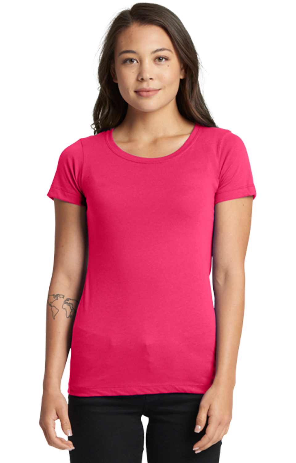 Women's 'Junior Fit' Ideal T-Shirt - Raspberry