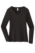 Women's Very Important Tee Long Sleeve V-Neck - Black