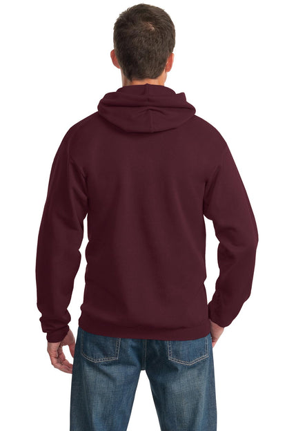 Unisex Essential Fleece Pullover Hoodie - Maroon