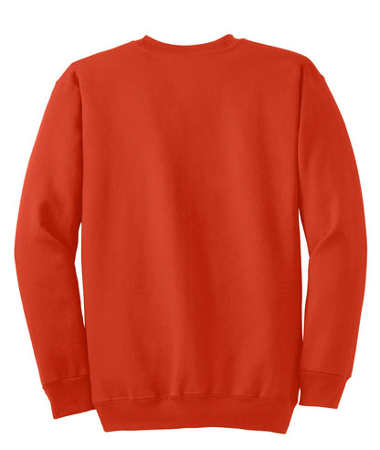 Unisex Essential Fleece Crewneck Sweatshirt - Orange