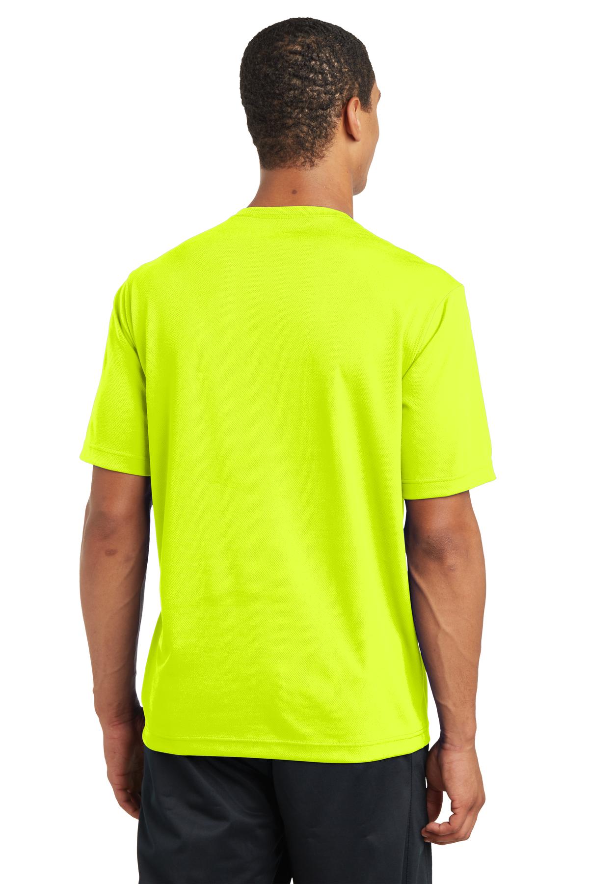 Unisex PosiCharge RacerMesh Tee - Neon Yellow