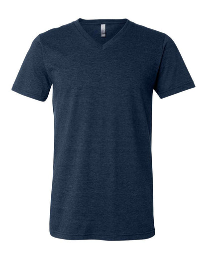Unisex Jersey Short-Sleeve V-Neck T-Shirt - Heather Navy