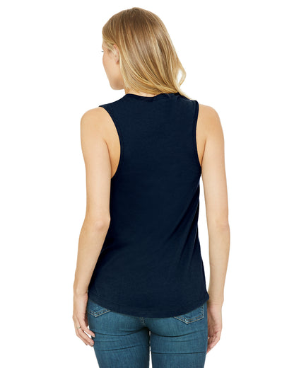 Women's Jersey Muscle Tank - Navy