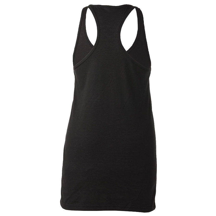 Women's Slim Fit Poly-Rich Racerback Tank - Black