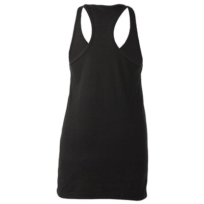 Women's Slim Fit Poly-Rich Racerback Tank - Black
