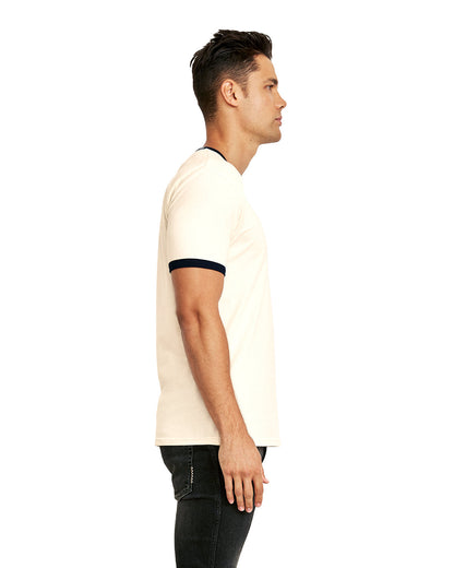 Unisex Ringer T-Shirt - Natural / Black