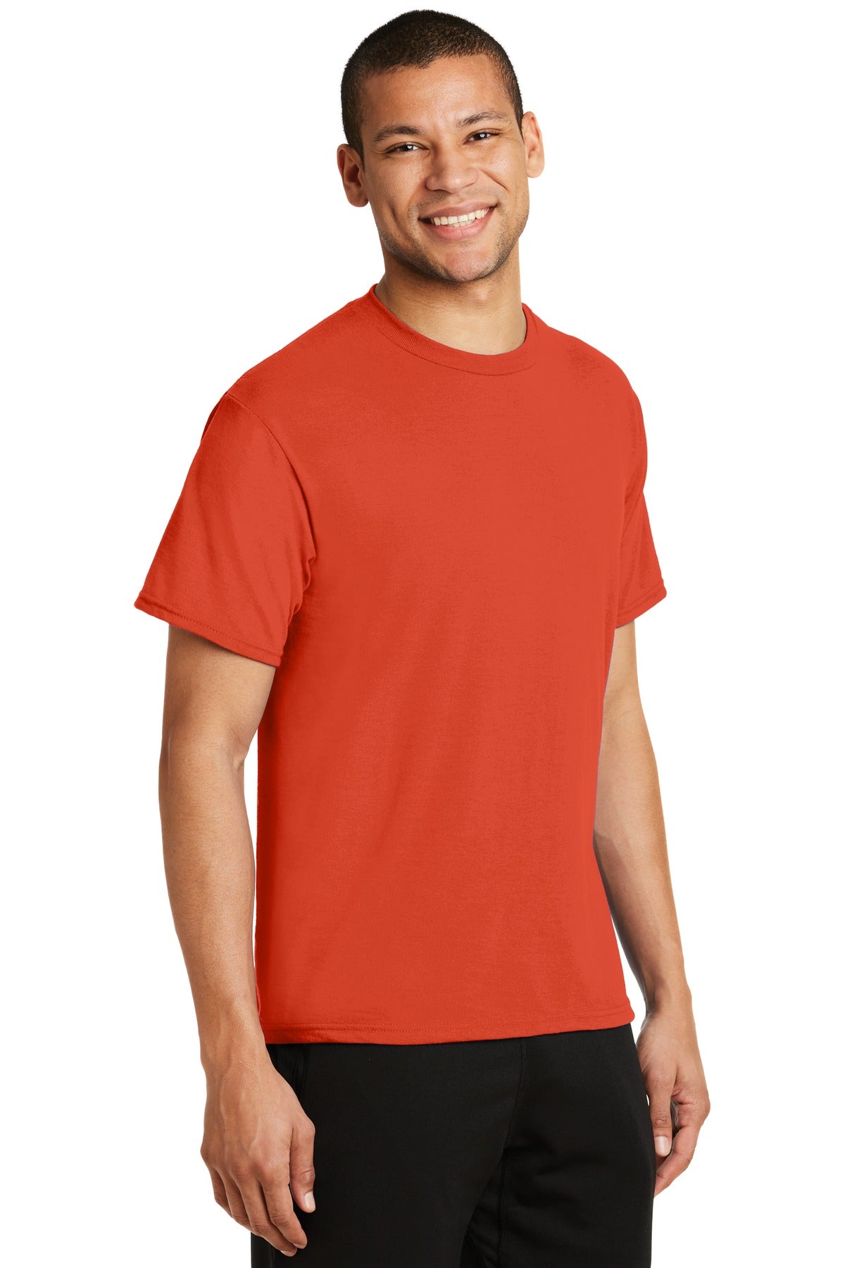 Unisex Performance Blend Tee - Orange