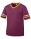 Augusta Sportswear 360 - Unisex Sleeve Stripe Jersey - Maroon / Gold / White