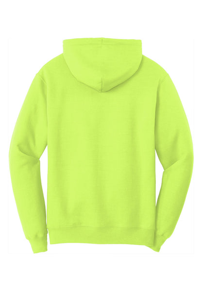 Unisex Core Fleece Pullover Hoodie - Neon Yellow