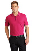 Unisex Core Classic Pique Polo - Pink Azalea