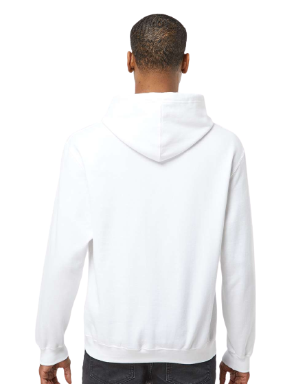 Unisex Fleece Pullover Hoodie - White