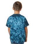 Youth Crystal Tie Dye T-Shirt - Navy