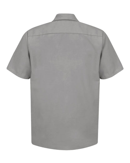 Industrial Short Sleeve Work Shirt - Light Gray