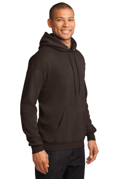 Unisex Core Fleece Pullover Hoodie - Dark Chocolate Brown