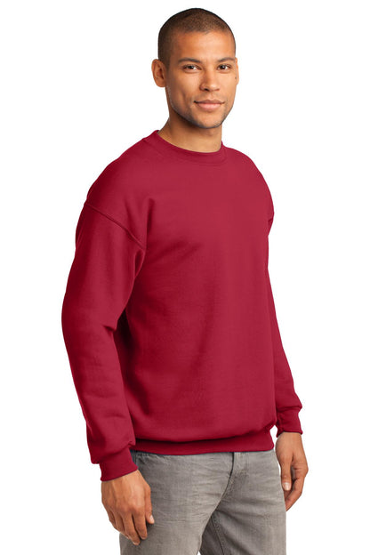 Unisex Tall Essential Fleece Crewneck Sweatshirt - Red