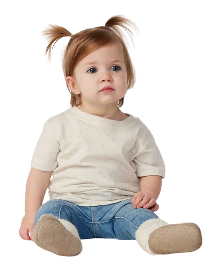 Infant Fine Jersey T-Shirt - Natural Heather