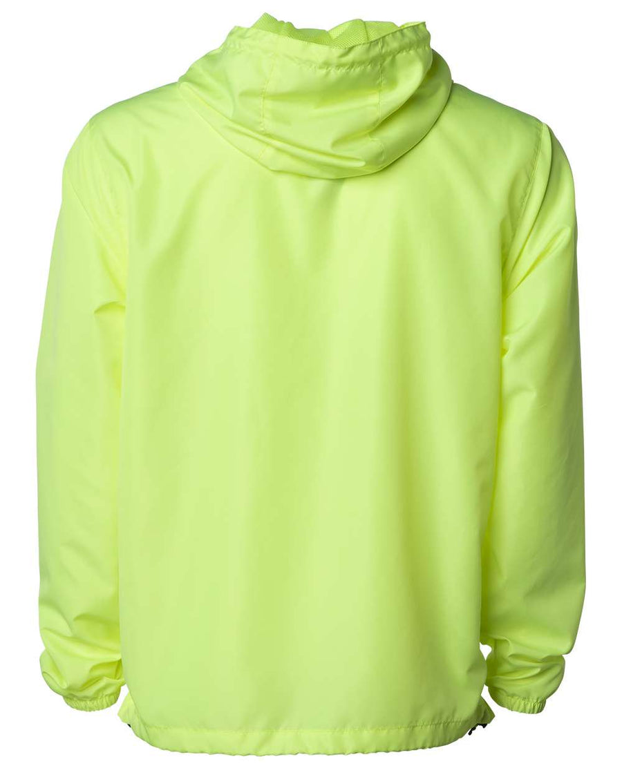 Unisex Water-Resistant Lightweight Windbreaker - Safety Yellow