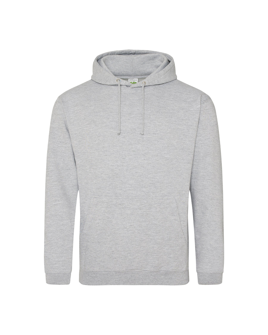 Unisex 80/20 Midweight College Hoodie - Heather Gray