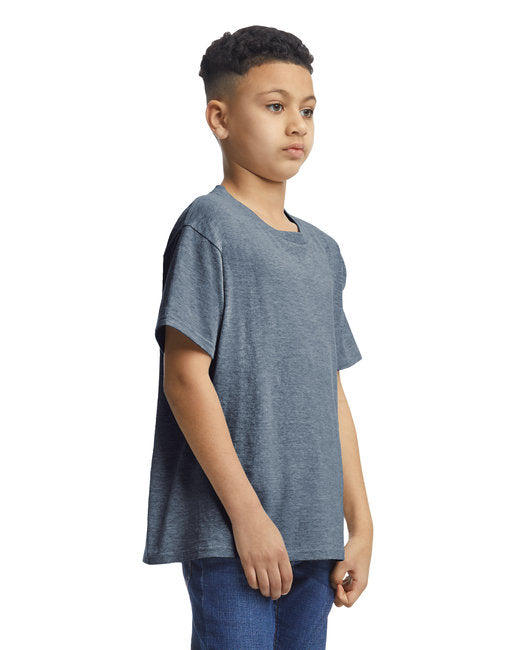 Softstyle Youth T-Shirt - Heather Navy