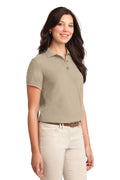 Women's Silk Touch Polo - Stone