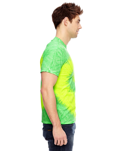 Unisex 100% Cotton T-Shirt - Flo Yellow / Lime