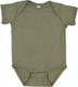 Rabbit Skins 4424 - Infant Fine Jersey Bodysuit - Vintage Military Green