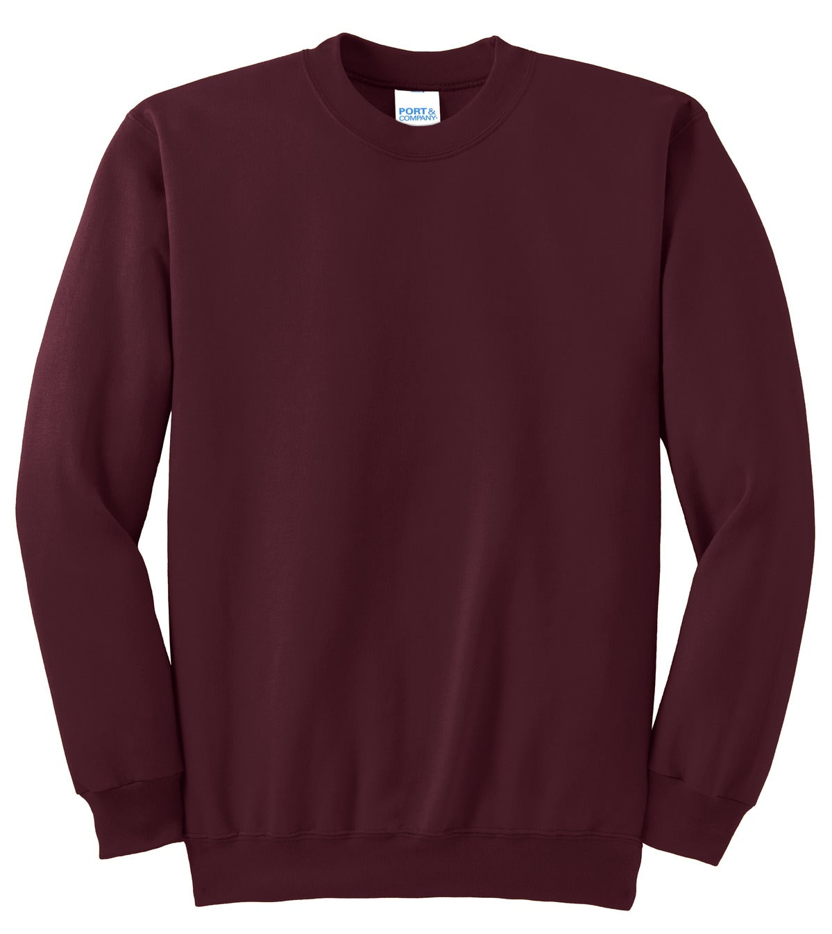 Unisex Essential Fleece Crewneck Sweatshirt - Maroon