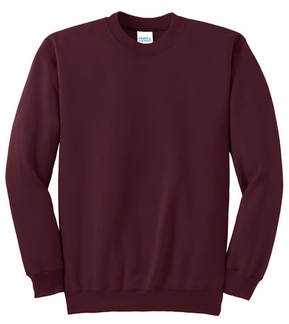 Unisex Essential Fleece Crewneck Sweatshirt - Maroon