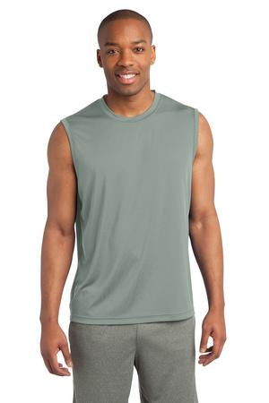 Men's Sleeveless PosiCharge Competitor Tee - Silver