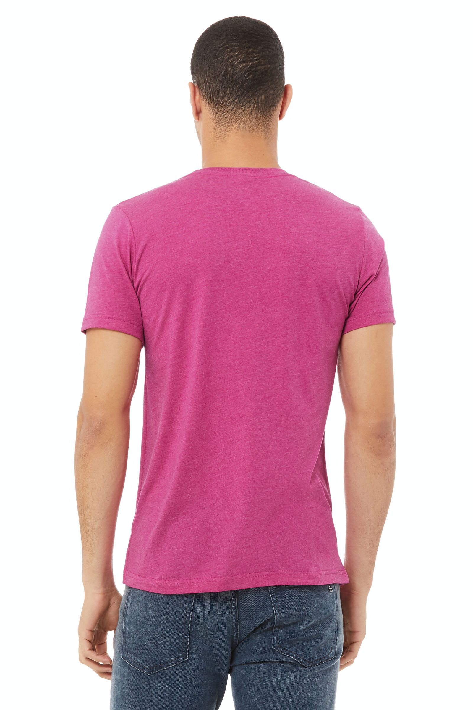 Unisex Triblend T-Shirt - Berry Triblend