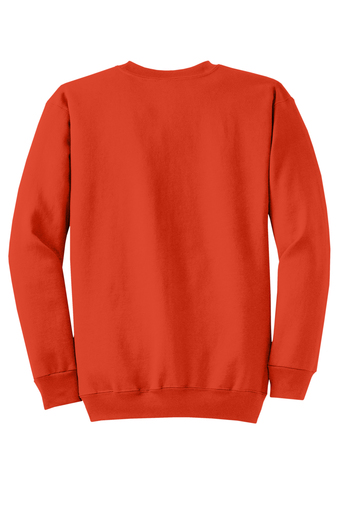 Unisex Core Fleece Crewneck Sweatshirt - Orange