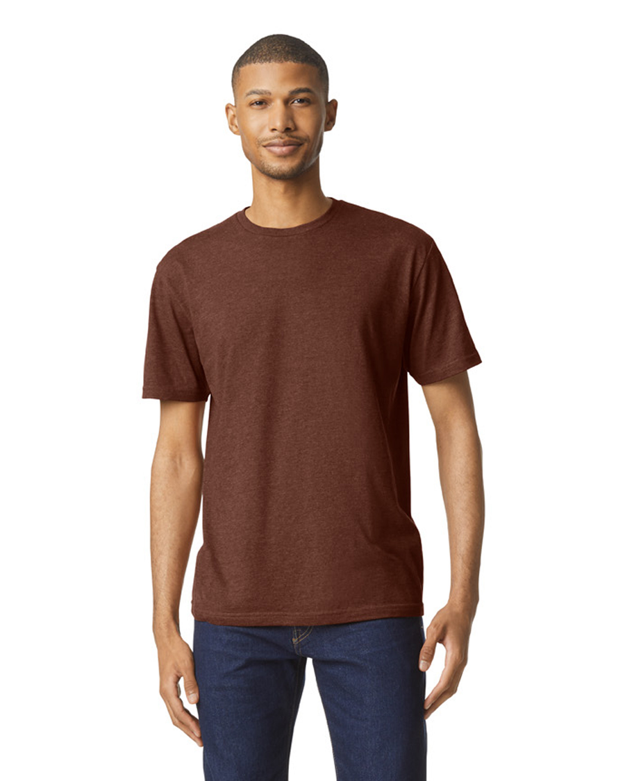 Unisex Softstyle CVC T-Shirt - Cocoa Mist