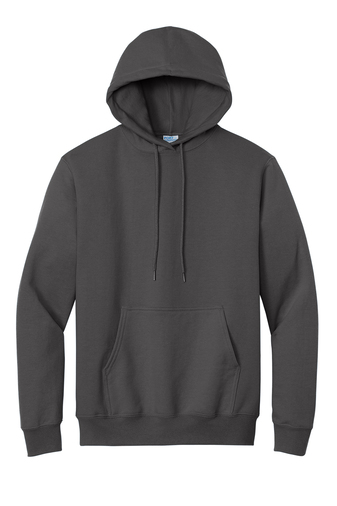 Unisex Tall Essential Fleece Pullover Hoodie - Charcoal