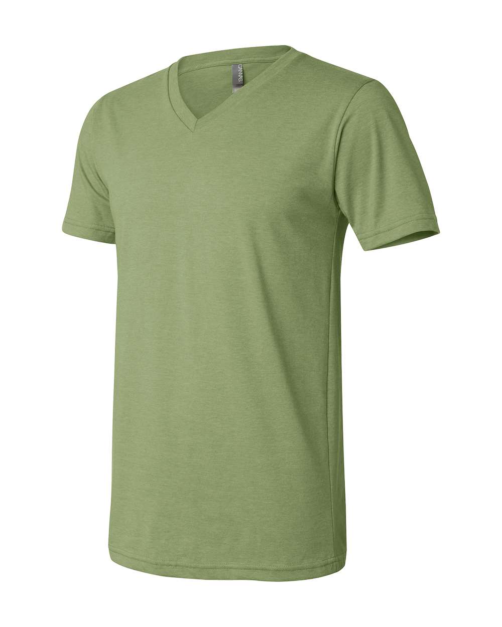 Unisex Jersey Short-Sleeve V-Neck T-Shirt - Heather Green