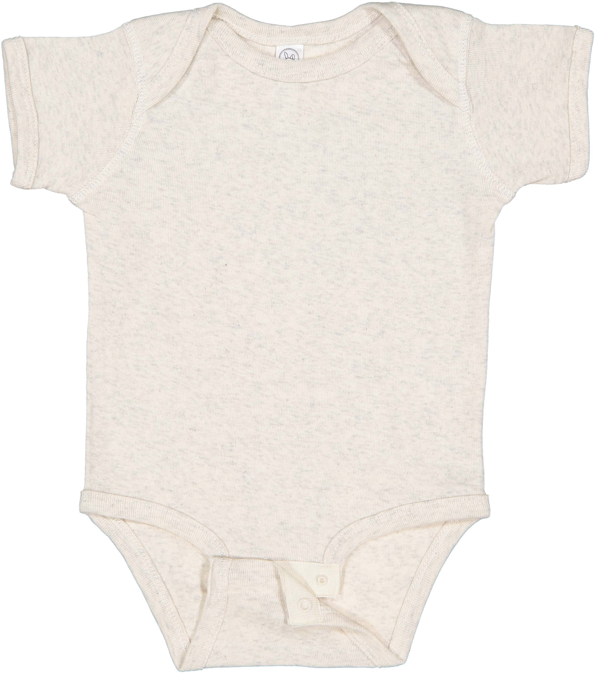 Infant Baby Rib Bodysuit - Natural Heather