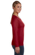 Women's Lightweight Long-Sleeve T-Shirt - Independence Red