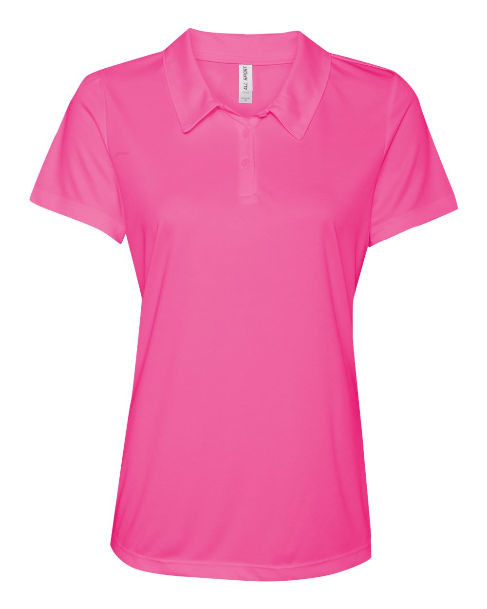 Women's Performance 3-Button Sport Shirt - Sport Charity Pink