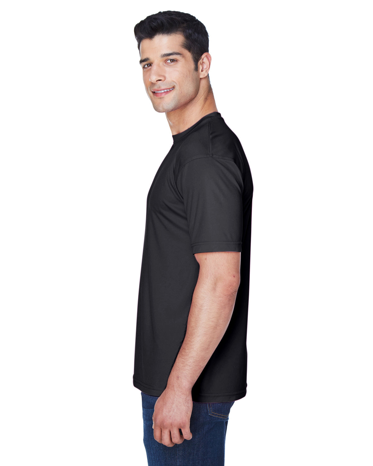 Men's Cool & Dry Sport Performance Interlock T-Shirt - Black