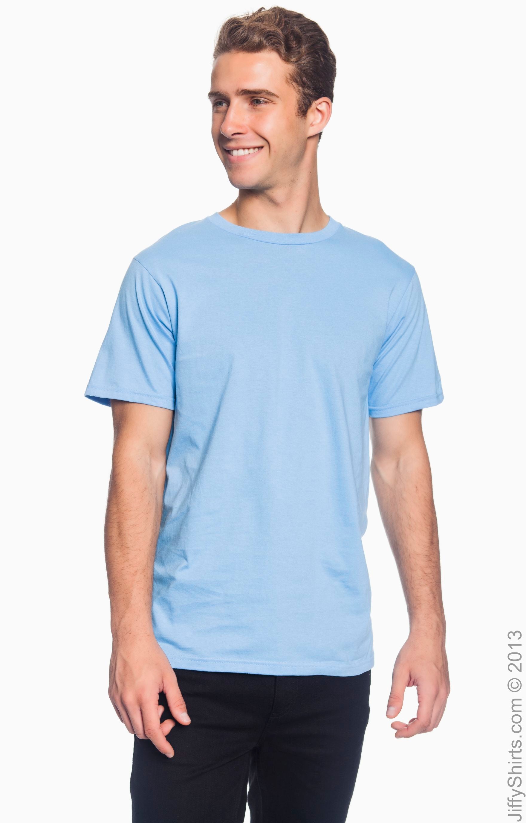 Organic Lightweight T-Shirt - Light Blue