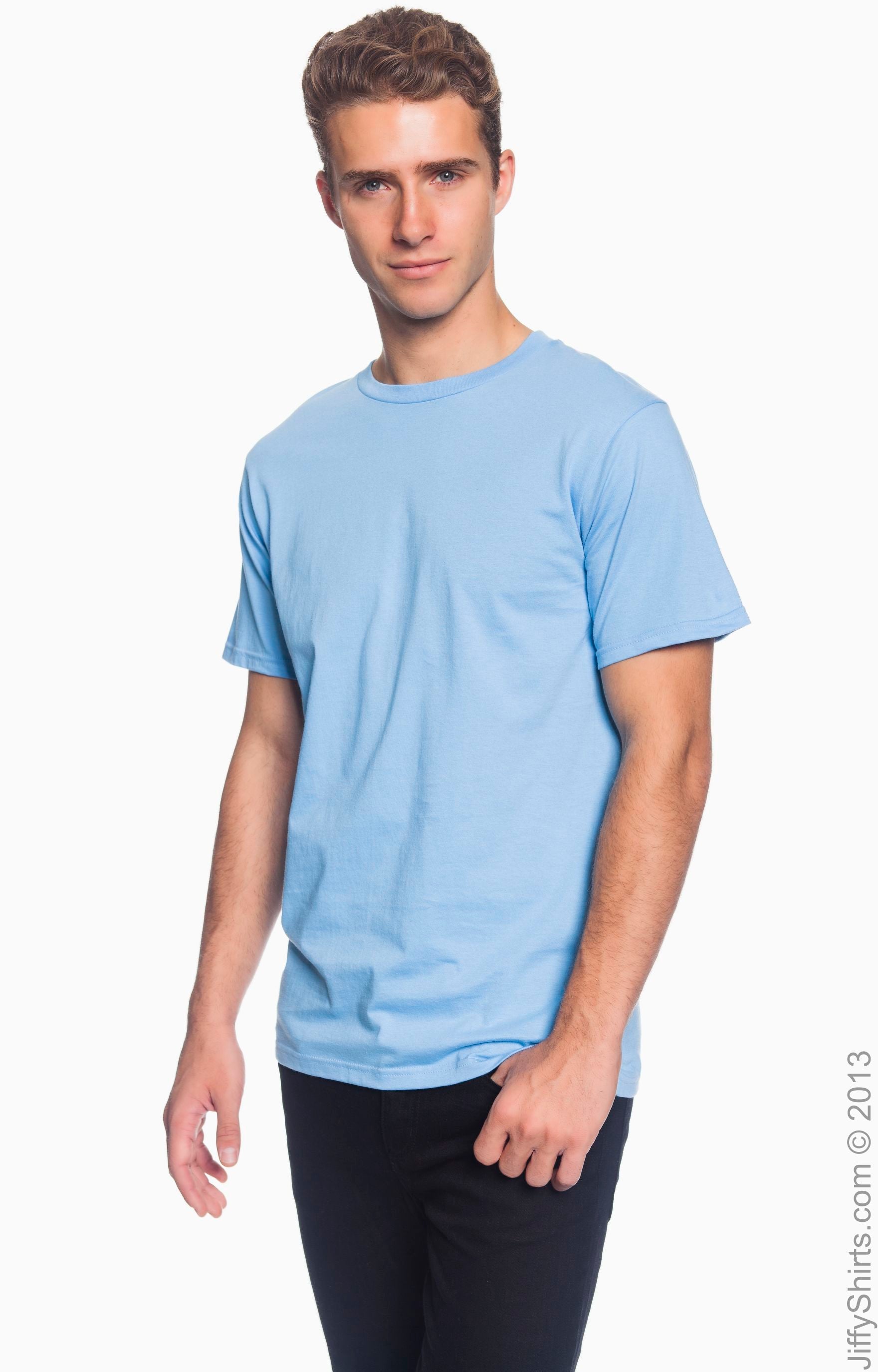 Organic Lightweight T-Shirt - Light Blue