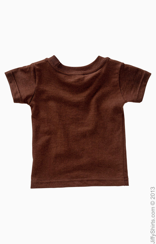 Infant Cotton Jersey T-Shirt - Brown