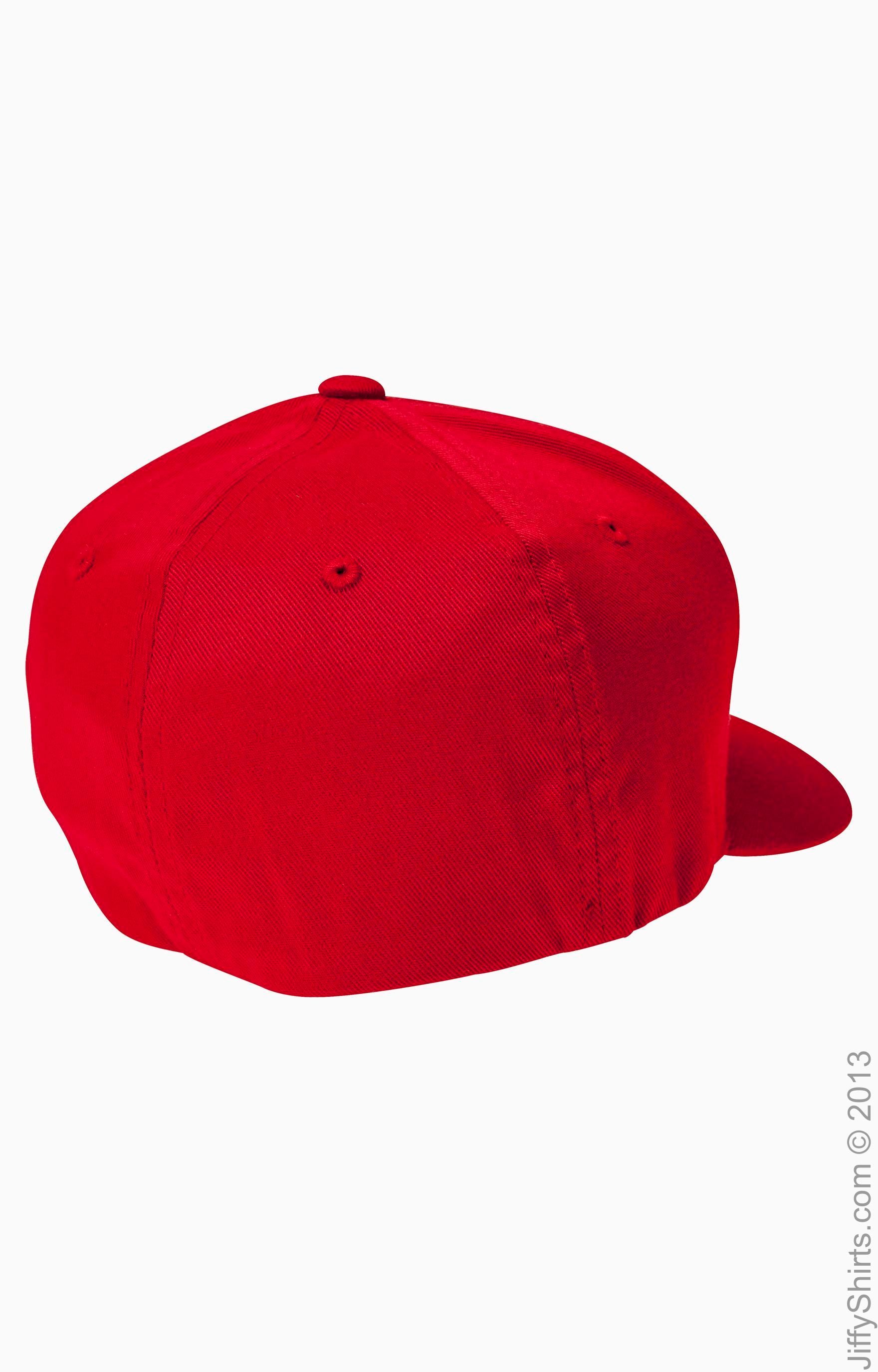 Unisex Wooly 6-Panel Cap - Red