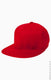 Flexfit 6297F - Unisex Wooly Twill Pro Baseball On-Field Shape Cap with Flat Bill - Red