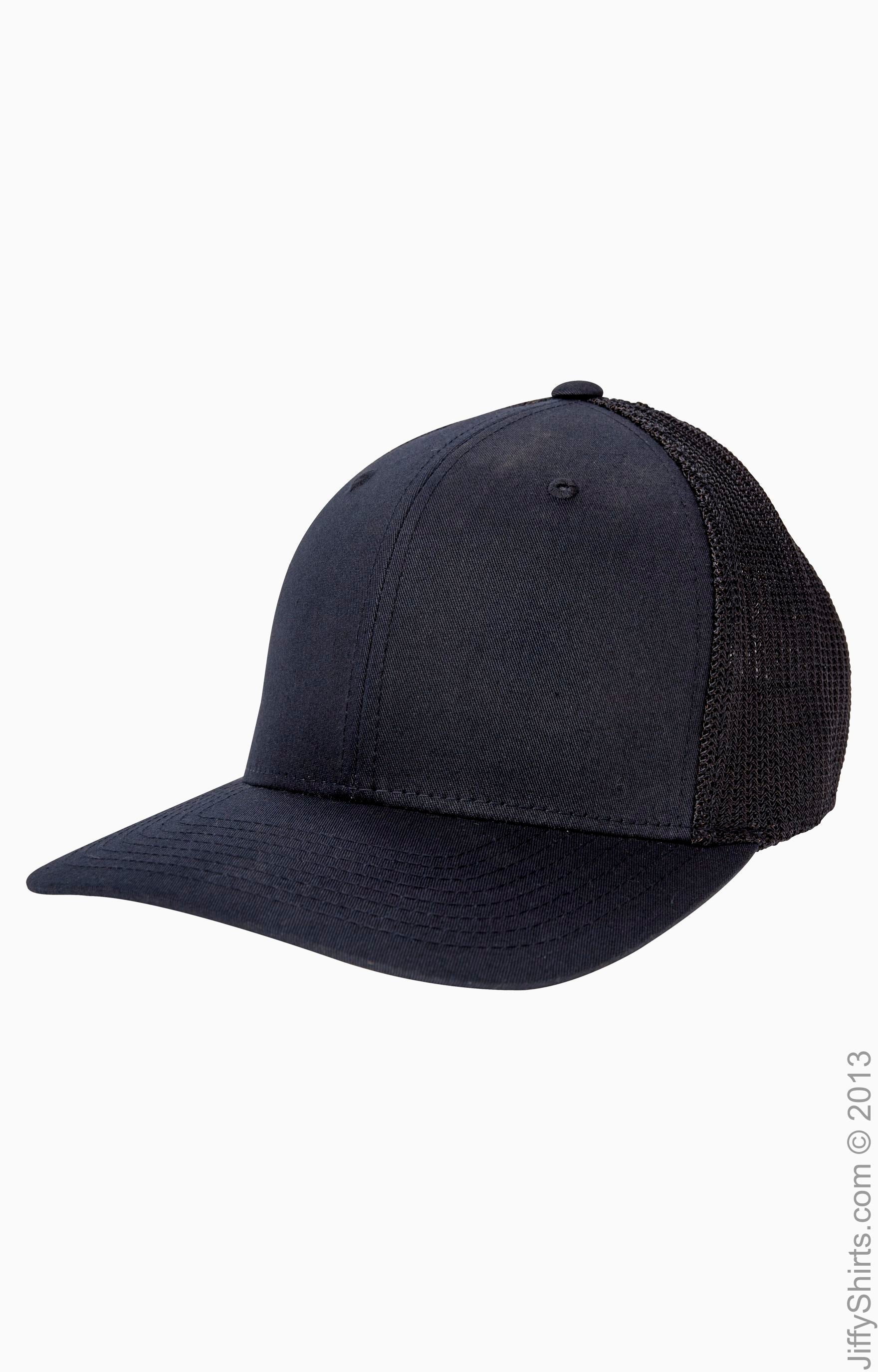 Unisex 6-Panel Trucker Cap - Dark Navy