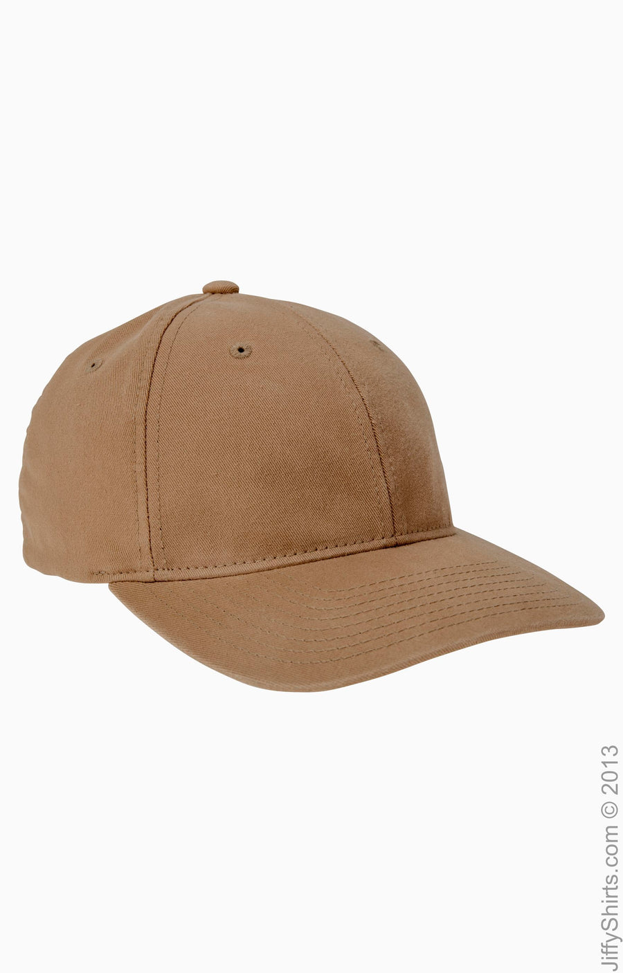 Unisex Garment-Washed Cotton Cap - Khaki
