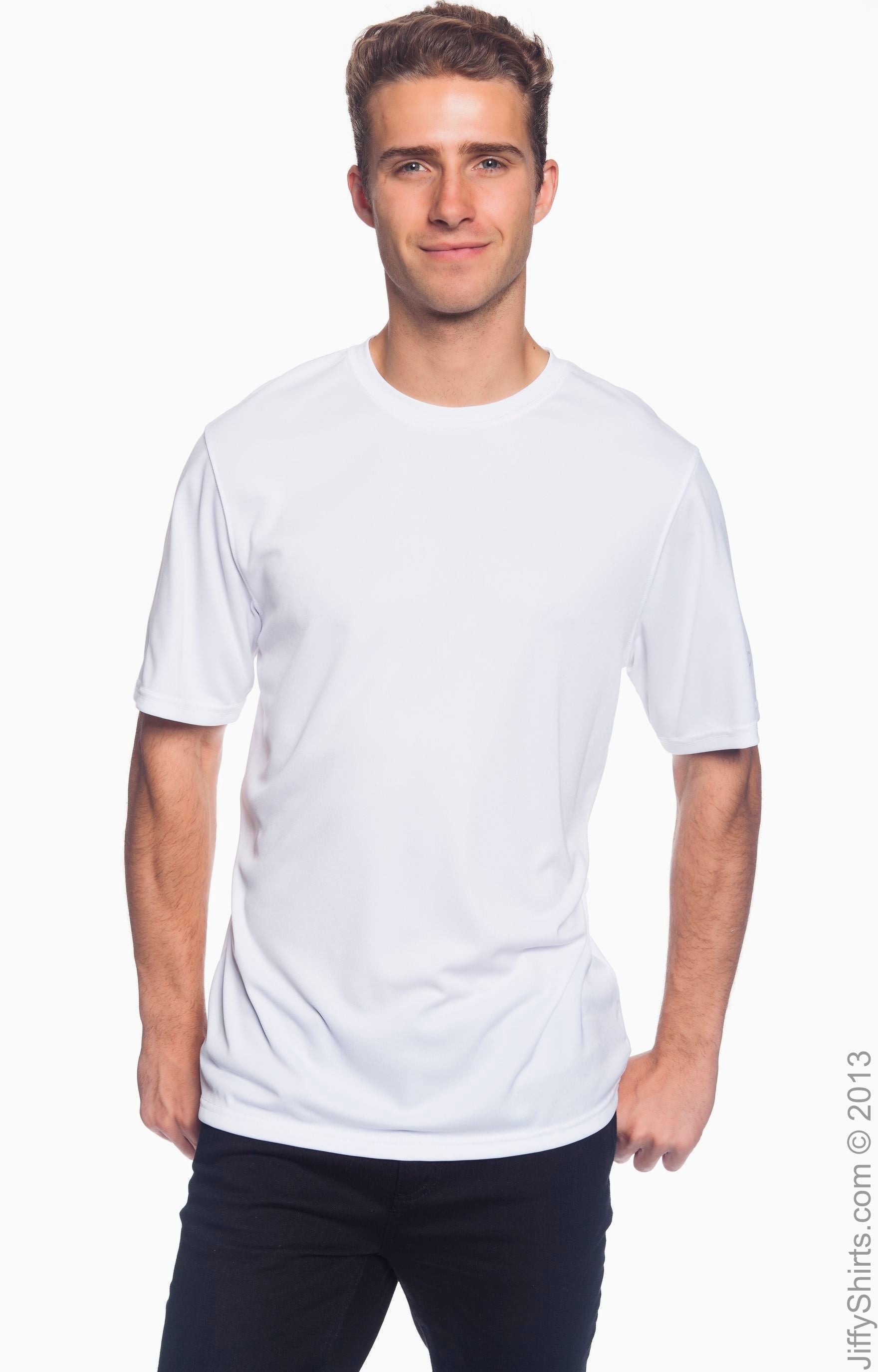 Unisex Double Dry® Interlock T-Shirt - White
