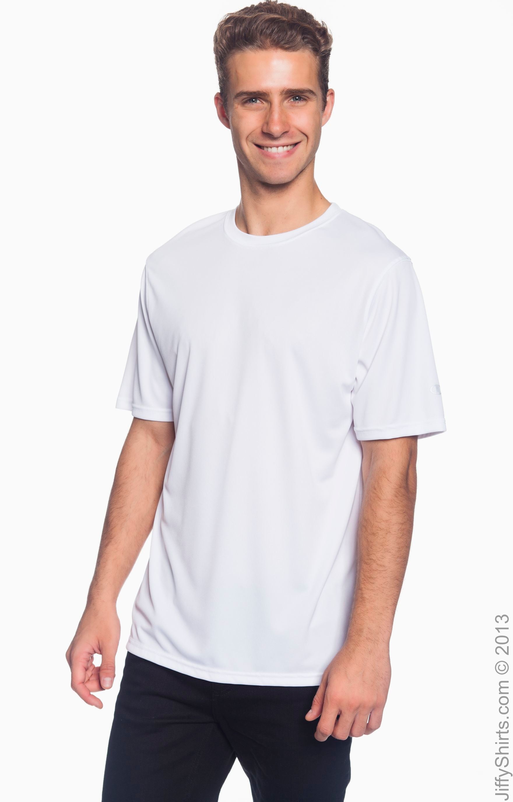 Unisex Double Dry® Interlock T-Shirt - White