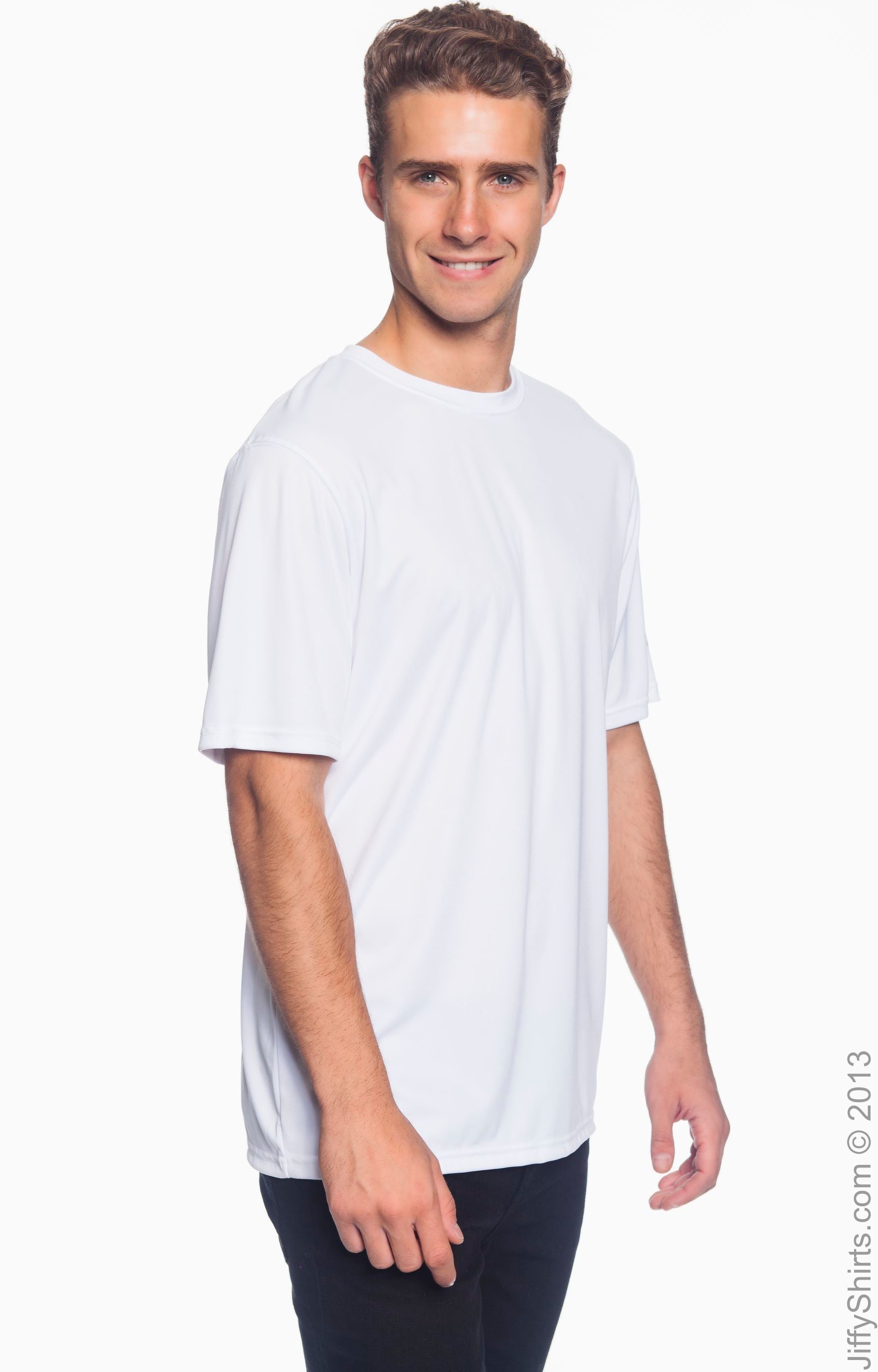 Unisex Double Dry® Interlock T-Shirt - White